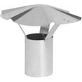 thumbnail image 1 of GV0587-4-327 4 in. Galvanized Rain Cap 30 Gauge, 1 of 1