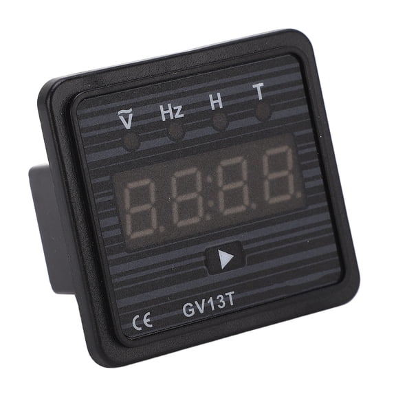 GV13T Digital AC Voltmeter, 220VAC Voltage & Frequency Meter for Generator System, LED Display High Accuracy Gauge