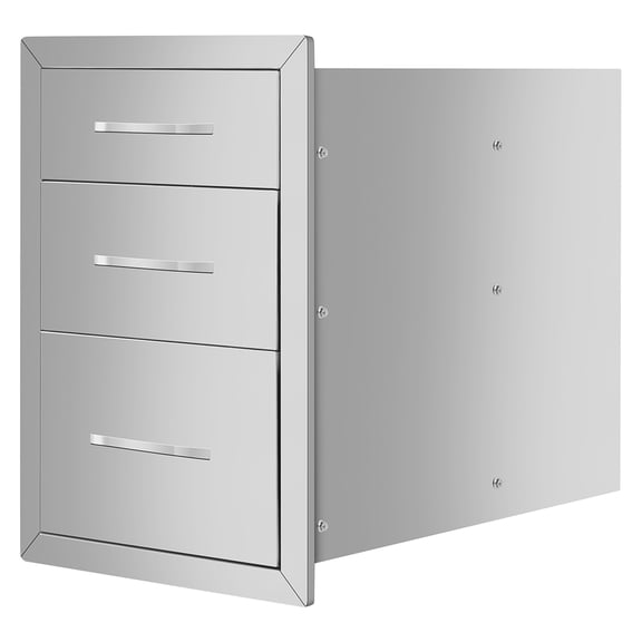 Dokea 18"x23"x23" Stainless Steel Outdoor Kitchen Drawer Cabinet - Storage Cabinet