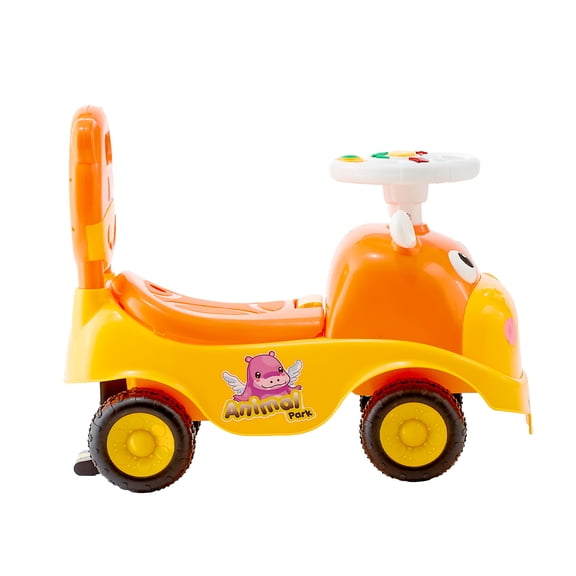 GVCXZBSS Toddler Ride On Car Music & Horn Push Walker for 19+ Month Boys & Girls, Durable Plastic, Vibrant Red