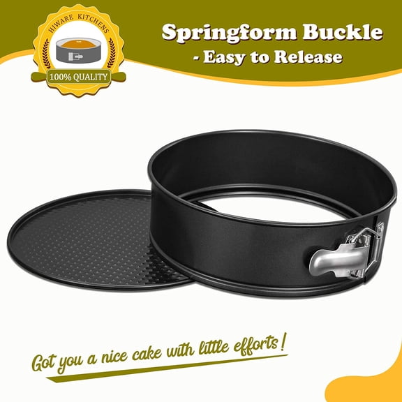 GVDCC-10 Inch Non-stick Springform Pan with Removable Bottom/Leakproof Cheesecake Pan