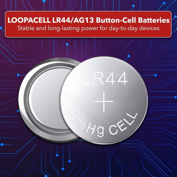 GVDCC-100 Pack LR44 AG13 357 L1154 A76 Button-Cell Batteries