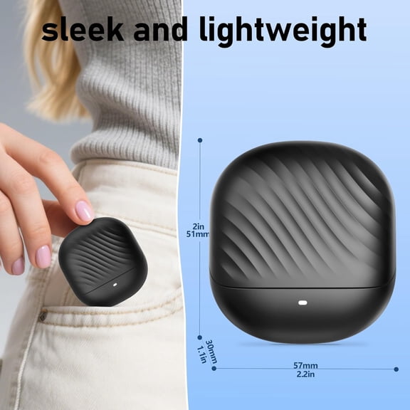 GVDCC -2 Pack ANC Wireless Earbuds with Big Bass Durable, Lightweight Design for Noisy Factories, Gym, and Travel, Includes 3-Size Tips for Secure Fit