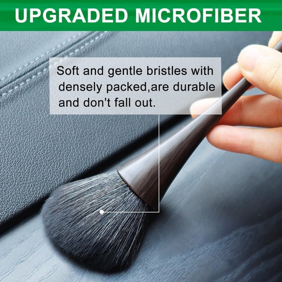 GVDCC-2 Pack Exquisite Dusting Brush Kit, Dust Brushes, Car Detailing Brush, Feather Duster Brush for Models, Craf, Collectibles,Computers, Digital Devices, Car Interior, Musical Instruments