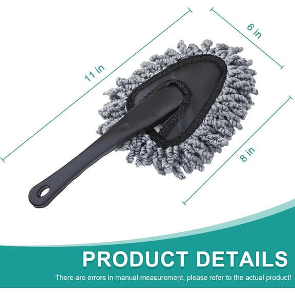 GVDCC-2 Pcs Super Soft Microfiber Duster Brush, Car Dash Cleaner, Cleaning Brush, Dusting Tool, Cleaning Tools for Car Cleaning, Home Kitchen, Computer