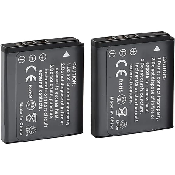 GVDCC-2X KLIC-7004 Replacement Li-ion Battery Compatible with Kodak EasyShare M2008 V1253 Zi8 Zi12 PlayFull Dual PlaySport PlayTouch Q7 Q10 Q-S1 Ricoh WG-M2 as NP-50 D-li68