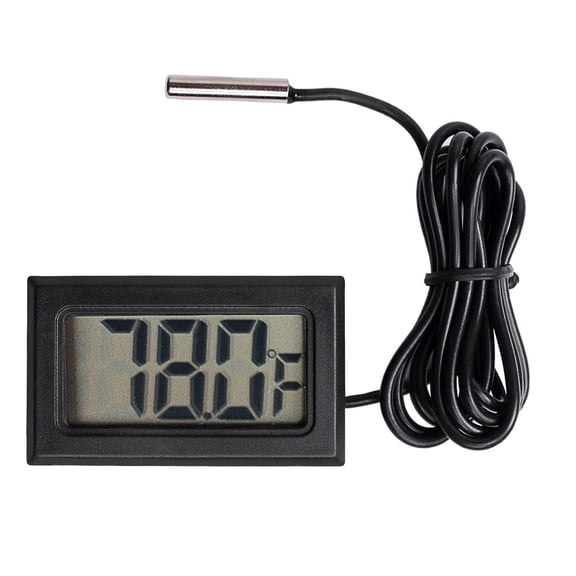 GVDCC-5pcs Digital LCD Thermometer Temperature Digital LCD Fridge Thermometer Water Temperature with Probe Fahrenheit