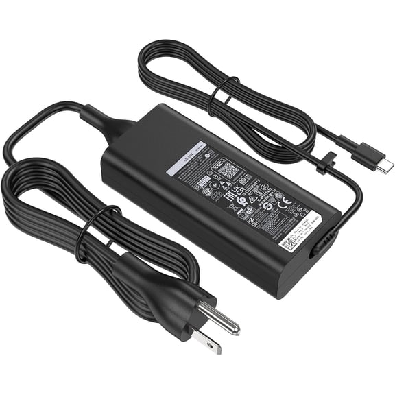 GVDCC -65W USB-C Laptop Charger Compatible with Dell Pro 13 14 16 Latitude 5420 5430 5520 7420 5400 7390 5320 5530 5431, XPS 13 9310 9305 9300 9380 9370 9360, Inspiron 14 15,20V 3.25A Adapter Power C