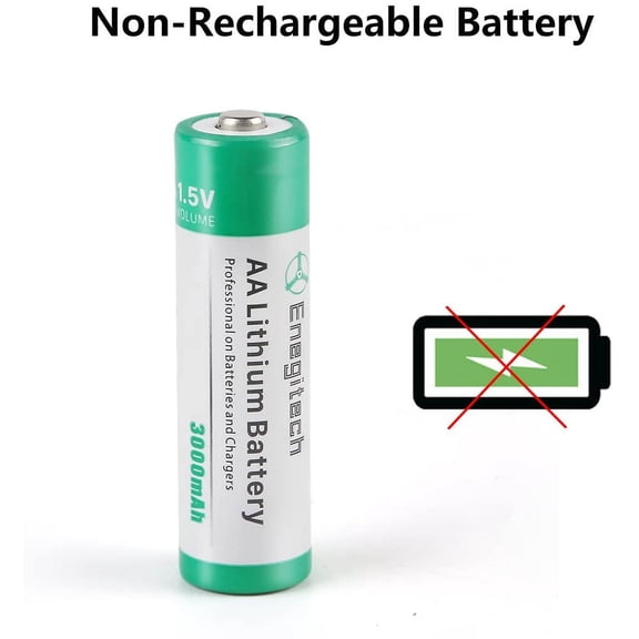 GVDCC-AA Lithium Battery, Double A Lithium Battery 1.5V for Blink Outdoor Camera, Smart Lock, Trail Camera, Flashlight Non-Rechargeable (AA 4 Pack)