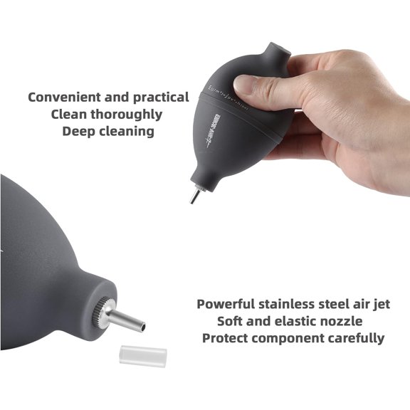 GVDCC-Air Blower Dust Blower Powder Air-Move Coffee Grinder, Camera, Keyboard, Watch Dust Cleaner Tool Coffee Cleaning Tool AB5820-OS