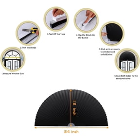 Half Round Window Shades for Home Windows