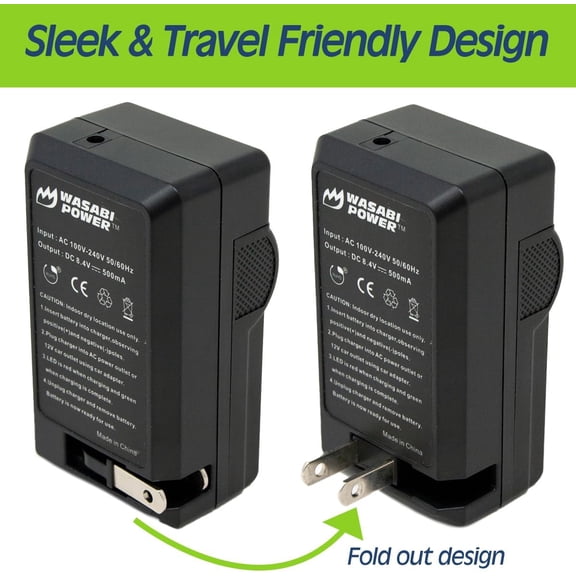 GVDCC-Battery Charger for Garmin 010-11654-03, 010-11921-06 and Alpha, Montana 600t, Montana 650t, Monterra, VIRB, VIRB Elite