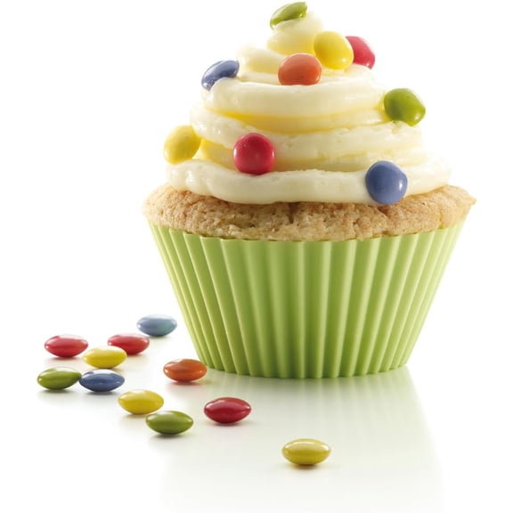 GVDCC-Big Muffin Cups, Multicolor, Set of 6