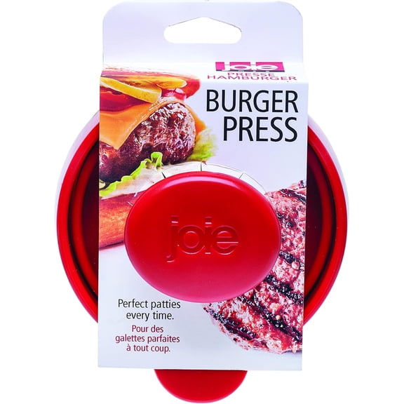 GVDCC-Burger Press and Patty Maker, LFGB Approved and BPA Free, One Size, Red