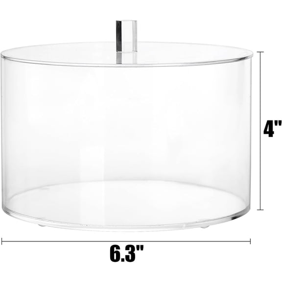 GVDCC -Coffee Filter Holder, Acrylic Coffee Pod Holder with Lid, Reusable Coffee Filter Storage Container, Stylish Coffee Filter Dispenser for Coffee Bar, Kitchen Countertop