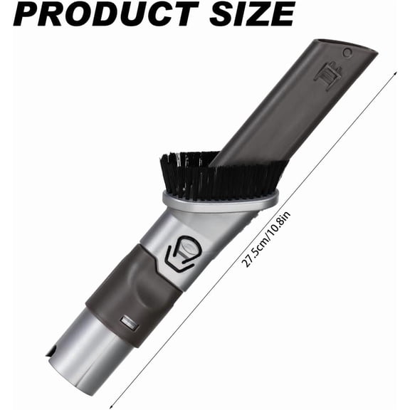 GVDCC-Crevice Tool Vacuum Attachments 2 in 1 Duster Crevice Tool for Shark Rotator HV300 HV320 NV680 NV600 NV340 NV800 Vacuum Cleaner
