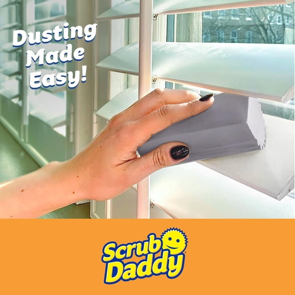 GVDCC-Damp Duster Dusting Sponges (8 Count) - Dust Remover for Household Cleaning - Duster for Vents, Railings & Blinds - Reusable Baseboard Cleaner