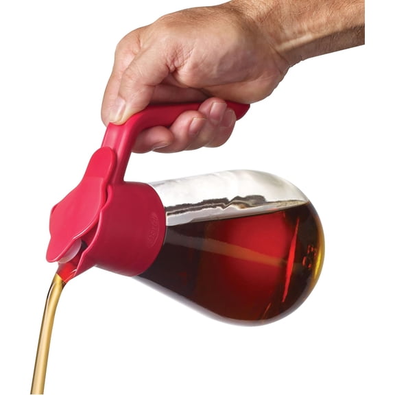 GVDCC-Dripless Dispenser - 600ml/20oz - with Tab and Silicone Seal - Perfect for Maple Syrup, Cream, Oil, Vinegar, Honey and Salad Dressing 2025 model
