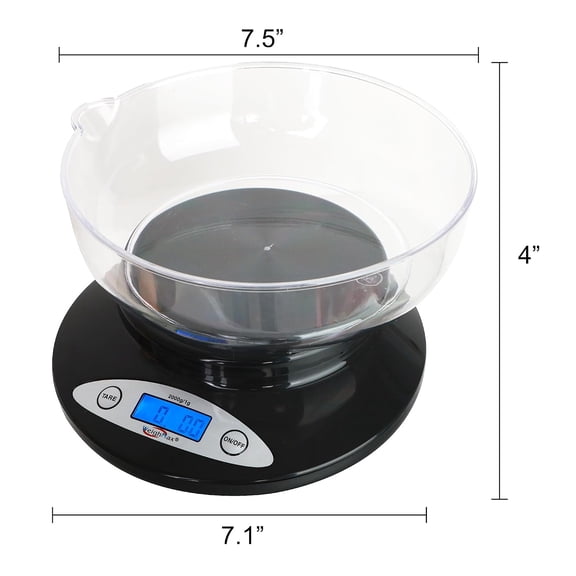 GVDCC-Electronic Kitchen Scale - 2810-2KG black