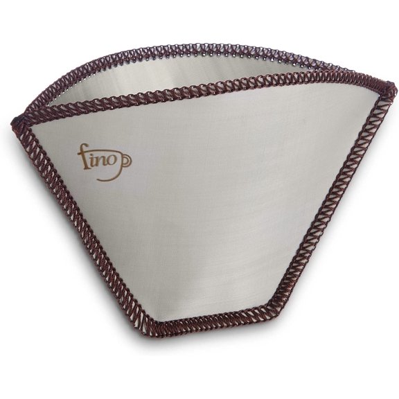 GVDCC -Flexible Mesh Reusable Coffee Filter, Number 2-Size, Brews 2 to 6-Servings