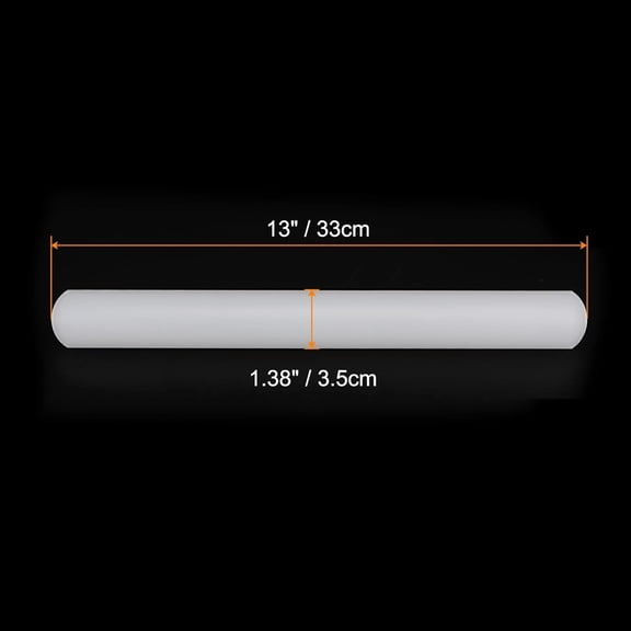 GVDCC-Fondant Rolling Pin 13 Inch x 1.38 Inch PP Plastic Non-Stick Fondant Roller Dough Roller Kitchen Decorating Tools for Fondant Cookie Pastry Pizza Clay Dough