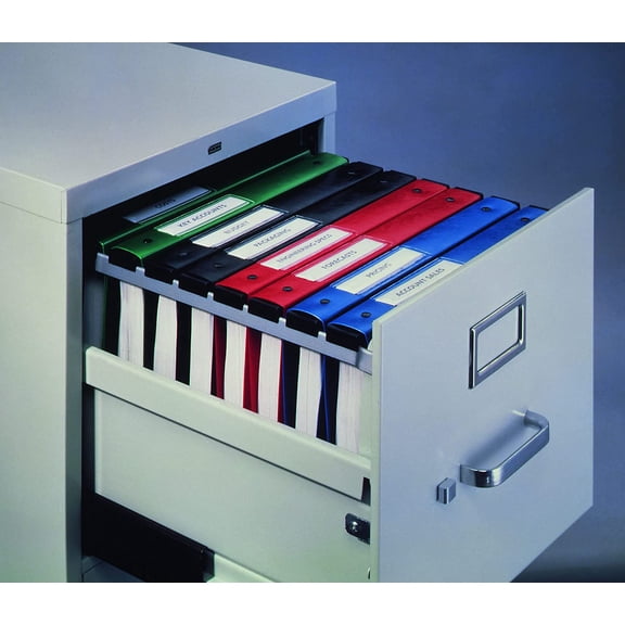 GVDCC-Hanging Storage 3 Ring Binder, 1 Inch Round Rings, 1 Black Binder (14801)
