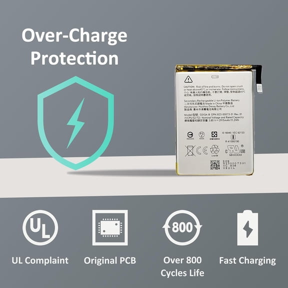 GVDCC-New Replacement Battery G013A-B Compatible with Pixel 3 Cellphone Battery, with Repair Tools