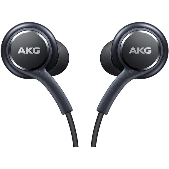 GVDCC -OEM Earbuds Stereo Headphones for Samsung Galaxy S10 S10e Plus Cable - Designed by AKG - with Microphone and Volume Buttons (Grey)
