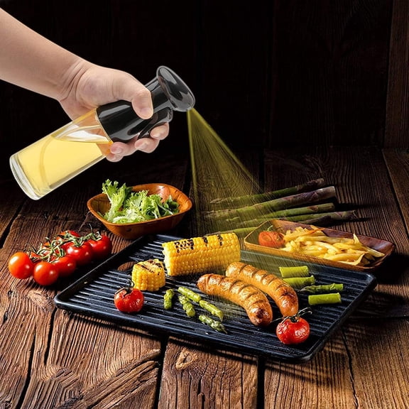 GVDCC-Olive Oil Sprayer for Cooking , 200ml Glass Oil Dispenser Bottle Spray Mister , Refillable Food Grade Oil Vinegar Spritzer Sprayer Bottles for Kitchen, Air Fryer, Salad, Baking,Gifts for Mom Da