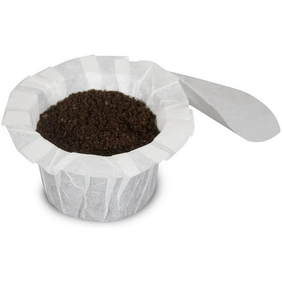 GVDCC -Perfect Pod EZ-Cup Disposable Paper Filters with Patented Lid Design for Reusable Coffee Pods - 4 Pack (200 Filters)