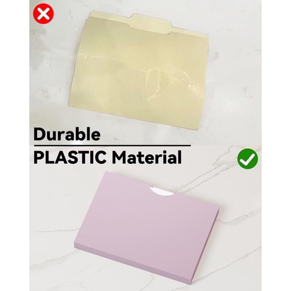 GVDCC-Plastic Manila File Jacket & File Pockets Letter Size,Heavy Duty 1 Inch Expanding Manila Pocket File Folders,Extra Capacity Project File Jackets,Job Folders File Jackets-Assorted Color