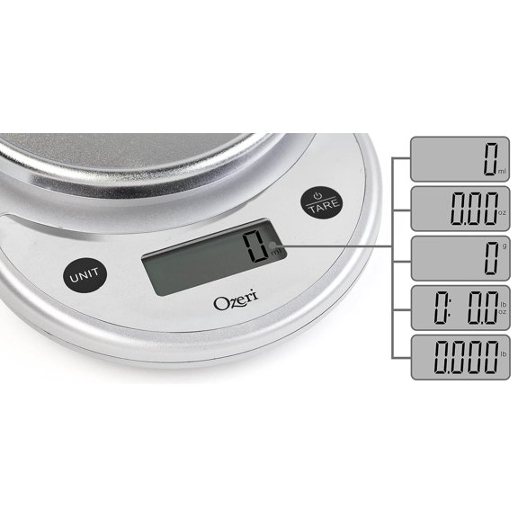 GVDCC- Pronto Kitchen and Food Scale with Variable Graduation Technology | Recognized by experts -- Winner of awards from the Food Network, The New York Times Wirecutter, CNN Underscored, and oth