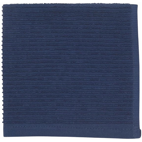 GVDCC-Ripple Kitchen Dishcloth, Set of 4, Indigo Blue