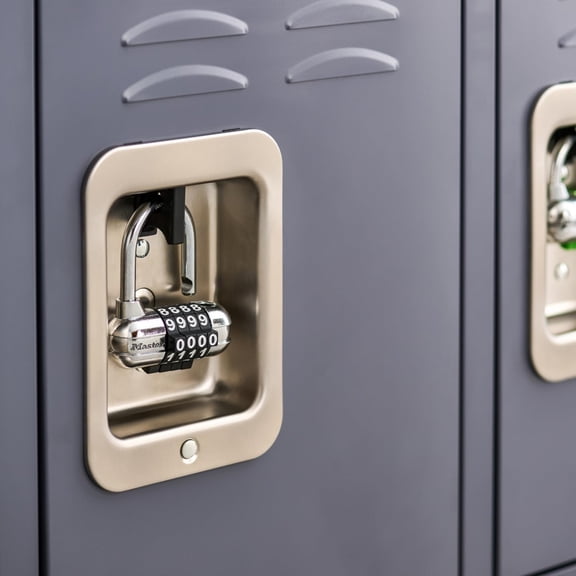 GVDCC-Set Your Own Combination Padlock, Gym Locker Locks with Code for Securing Indoor Valuables, Color May Vary, 1523D (Pack of 2)