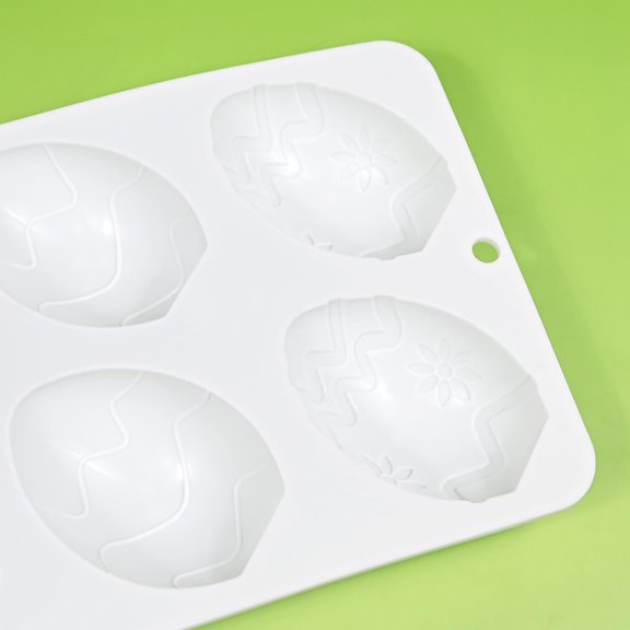 GVDCC-Silicone Easter Egg Mousse Cake Mold DIY Baking Moulds For Pastry Truffle Pudding Jelly Cheesecake Candy Form Candle Soap Mold (I_ Easter Egg)