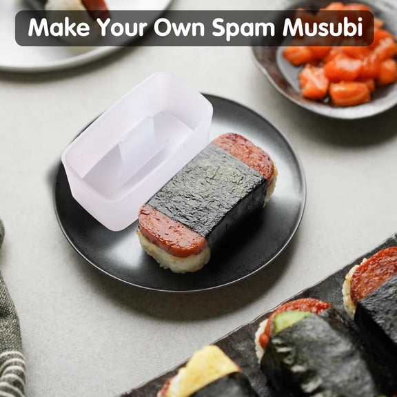GVDCC-Spam Musubi Mold, 2 Pack Musubi Maker Press, Make Your Own Hawaiian Spam Musubi at Home, BPA Free, Non-Stick, The Original Musubi Mold Used in Hawaii restaurants