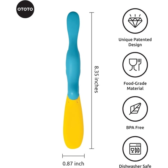 GVDCC-Splatypus Jar Spatula for Scooping and Scraping - Unique Fun Cooking Kitchen Gadgets for Foodies - BPA-free & 100% Food Safe - Crepe Spreader
