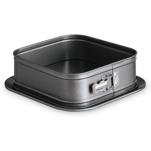 GVDCC-Square Springform 2 Piece Nonstick Baking Pan, 14 Cup Capacity, Cheesecake Baking Mold with Removable Bottom