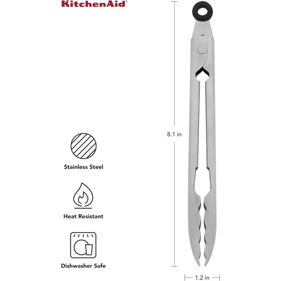 GVDCC-Stainless Steel Tongs, 7 Inch