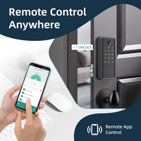 GVDCC-TUYA Smart Lock WiFi Gateway, G2 Gateway for Smart Door Lock, Easy Install Remote Keyless Entry, Zigbee Hub & Bluetooth to WiFi Bridge for Tuya Devices