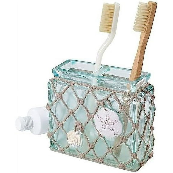 GVDCC-- Toothbrush Holder, Coastal Home Decor, Seaglass