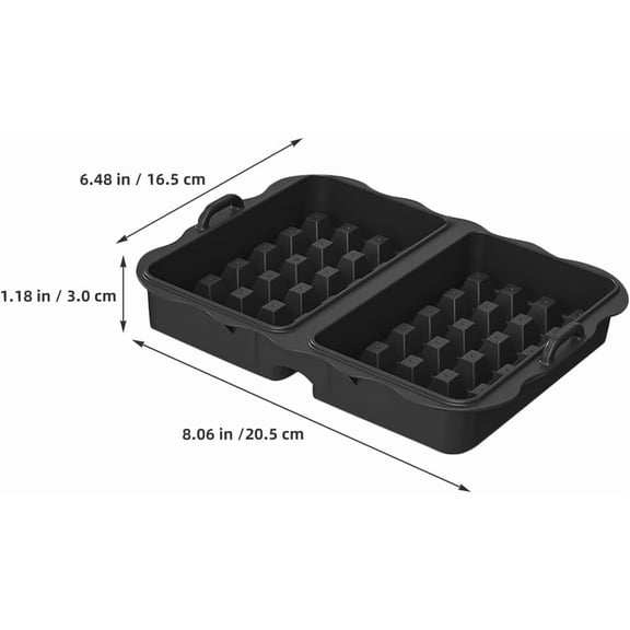 GVDCC-Waffle Mold for Air Fryer Nonstick Silicone Baking Tray for Muffins Pancakes Desserts Compatible with Ninja Sleu Easy Release Bakeware