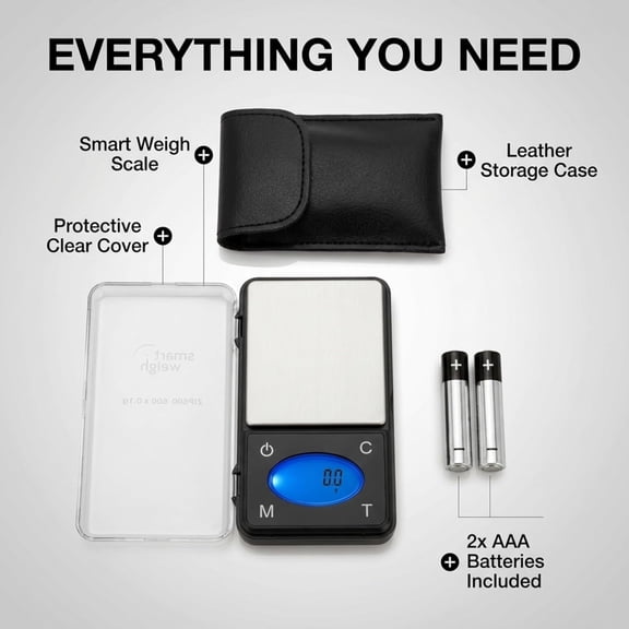 GVDCC-ZIP600 Ultra Slim Digital Pocket Scale 600g by 0.1g with Counting Feature,Gram Scale and Ounce Scale, High Precision Accuracy