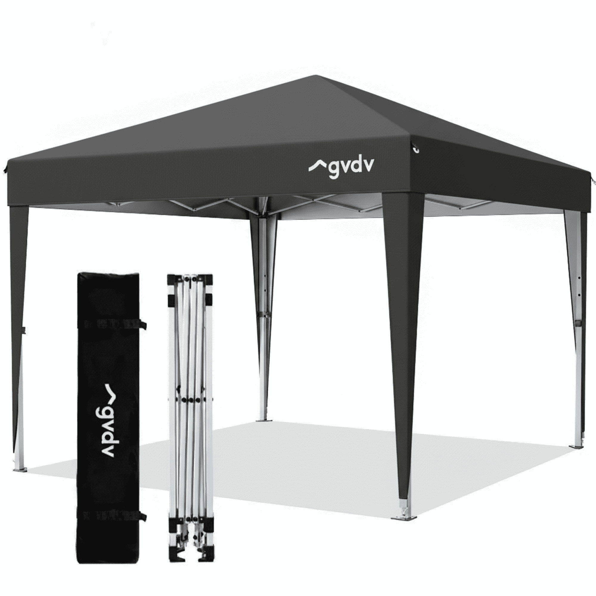 GVDV 10x10 Pop Up Canopy Tent, Outdoor Ez Up Gazebo One Person Set