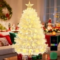 thumbnail image 1 of GVDV 3ft Pre-Lit Christmas Tree, Artificial Christmas Tree with Bluetooth Speaker, 11 Modes LED Lights & Top Star, Holiday Home Xmas Decoration, 1 of 10