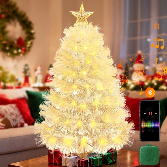 2024 New Luminous Christmas Tree Painting decorations Bluetooth Speaker integrated Gift Ideas