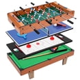 thumbnail image 1 of GVDV 4 in1 Combo Game Table, 32 inch Multi Game Table with Foosball Table, Hockey,Ping-Pong,Pool Billiards for Kids Adults, 1 of 9