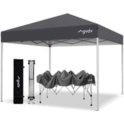 GVDV Canopy Tent, 10x10 ft Easy Pop up Outdoor Canopy Tent, Portable Straight Leg Gazebo Instant Canopy