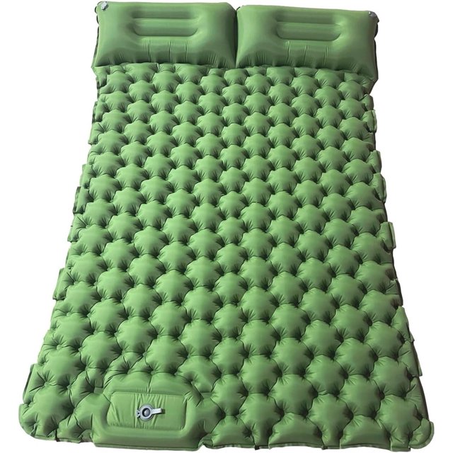 GVDV Double Sleeping Pad for Camping,Upgraded Inflatable UltraThick