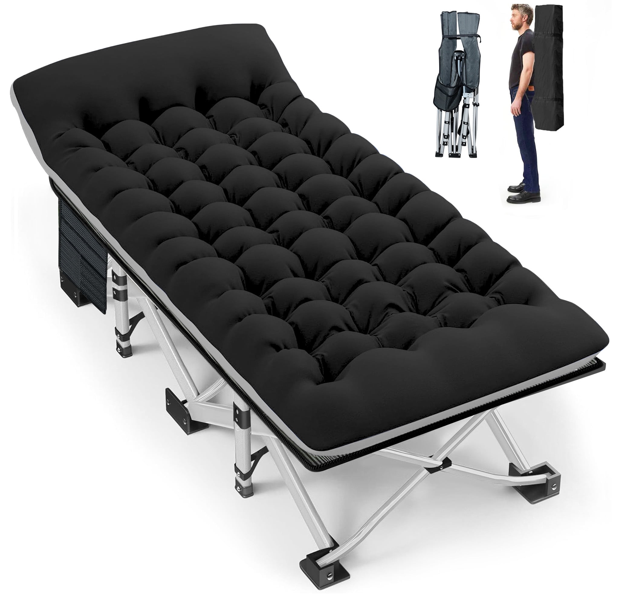 【新品】BOC 2way The Folding Cot Folding Cot Collapsible Camping Bed with Carrying Bag Travel